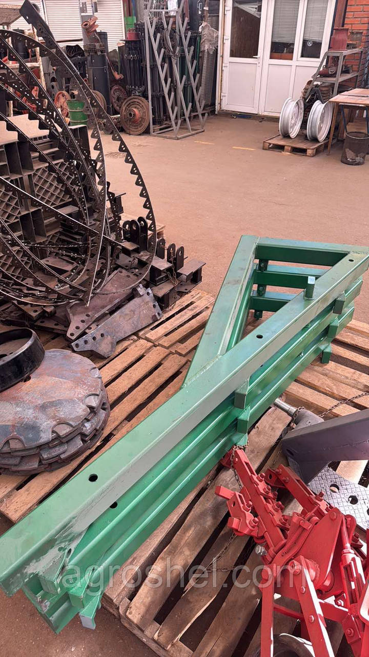 Рама плуга ПЛН 3 - 35 100х100х8 Суцільнотягнені труба АгроШел, фото 1