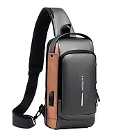 Чоловіча сумка через плече Fashion "Антизлодій"