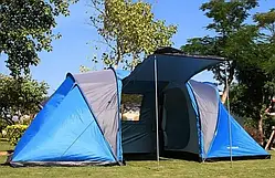 Намет туристичний шестимісний дві зони 2055 (150+150+150)*230*h200
