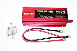 Перетворювач напруги LCD Z1A з 12V на 220V 2600W чистий синус