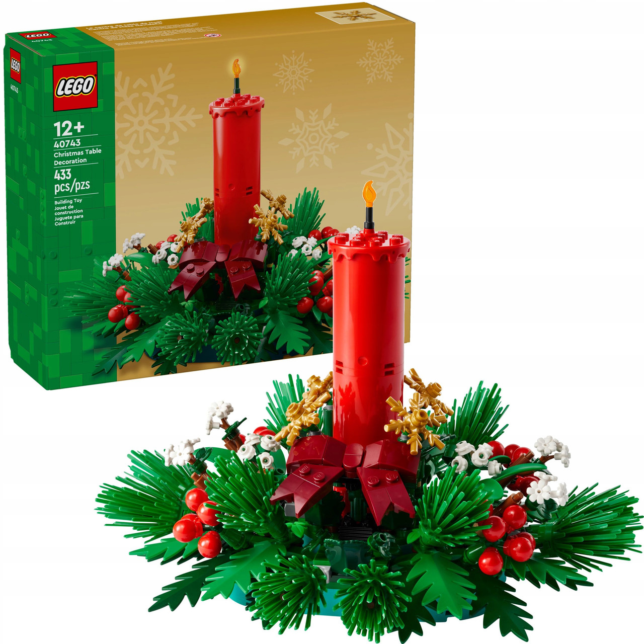 LEGO Iconic Декор для різдвяного столу [40743], фото 1