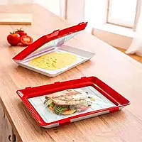 Розумний піднос для зберігання їжі Supretto з кришкою для нарізки та продуктів