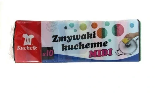 Кухонна губка-скребок аксесуар для миття посуду Kuchcik Midi 50шт