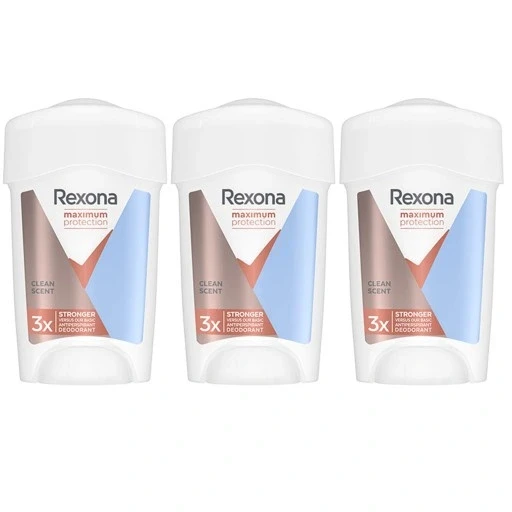 Набір з 3 штук Rexona Maximum Protection 45 мл стік антиперспіранту х 3, фото 1