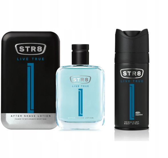 Набір 2 продуктів Str8 Live True набір 2 шт: вода Asl100ml + спрей 150ml