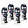 4 шт. Nivea Men Black&white Invisible Original антиперспірант-ролик 50 мл, фото 2