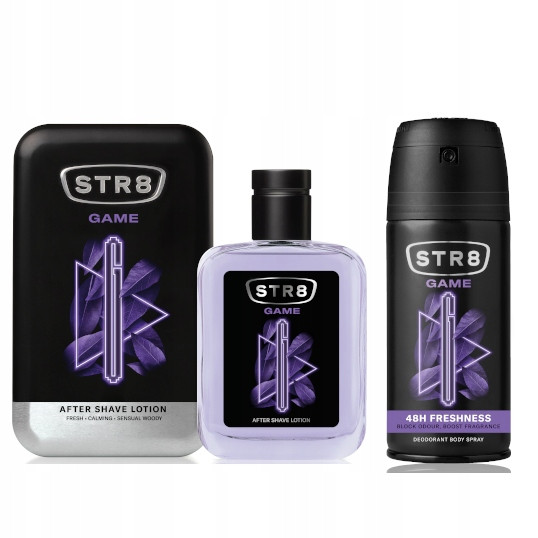 Набір з 2 продуктів Str8 Game набір 2шт вода Asl 100ml + спрей 150ml