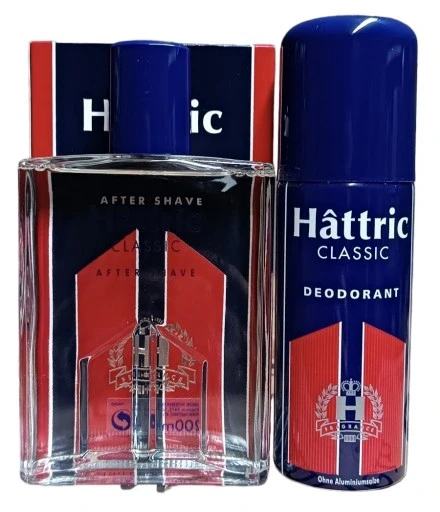 Hattrick Classic вода після гоління 200ml + дезодорант 150ml набір