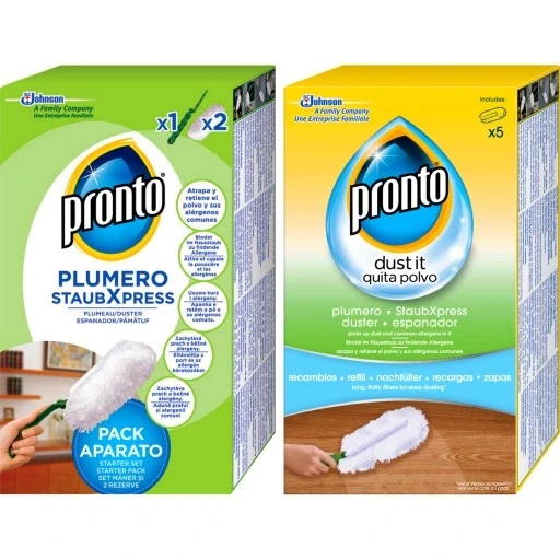 Щітка для пилу Pronto Duster з ручкою + запас 7x, фото 1
