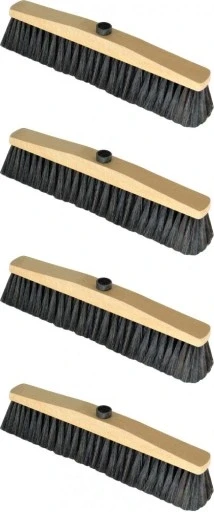 Набір з 4 штук мітла з натуральної щетини 40см без держака X4