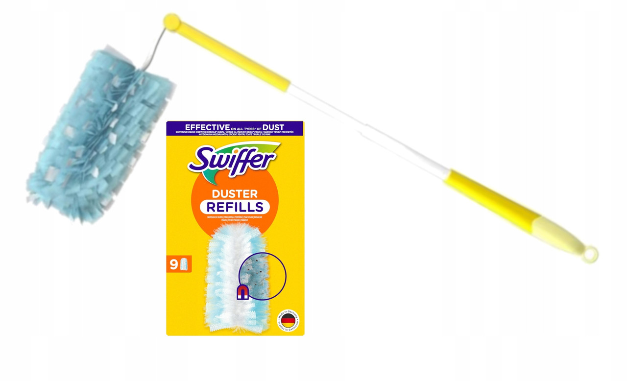 Набір з 2-х продуктів Swiffer швабра для пилу Xxl-набір (1 рукоятка + 11 змінних насадок)