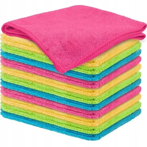 Набір 56 штук 56x мікрофіброва серветка 30x30cm мікс кольорів 210г 1шт