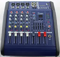 Звуковий пульт мікшерний  MX 4200D-2A аудіокшер звуковий пульт мікшерний 4-канальний підсилювач