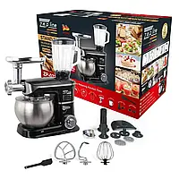 Кухонний комбайн 4в1 (тістоміс, м'ясорубка, блендер, міксер) Zepline ZP-072 3200W