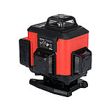 Рівень лазерний на 4-площини зелен пром  діап.- 30 м живл.- 2 Li-Ion акумул 3.7 V з обладнанням YATO YT-30424, фото 2