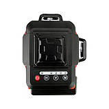 Рівень лазерний на 4-площини зелен пром  діап.- 30 м живл.- 2 Li-Ion акумул 3.7 V з обладнанням YATO YT-30424, фото 4