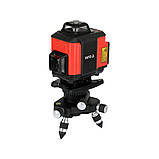 Рівень лазерний на 4-площини зелен пром  діап.- 30 м живл.- 2 Li-Ion акумул 3.7 V з обладнанням YATO YT-30424, фото 6