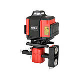 Рівень лазерний на 4-площини зелен пром  діап.- 30 м живл.- 2 Li-Ion акумул 3.7 V з обладнанням YATO YT-30424, фото 8