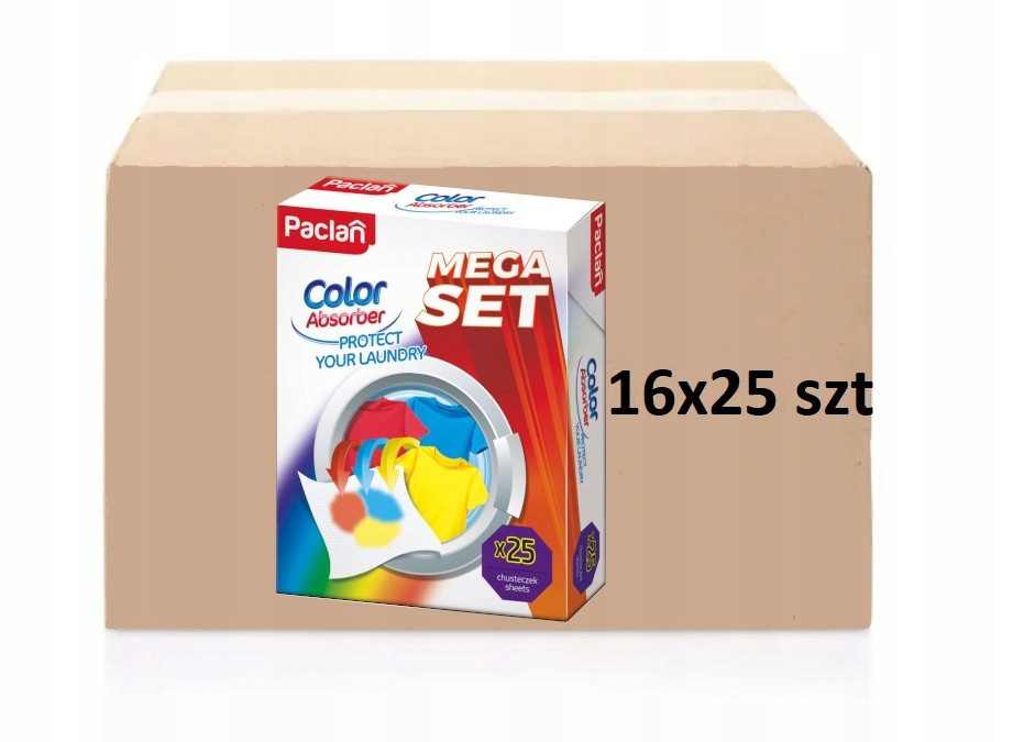 Paclan Color Absorber серветки 16x25 шт.