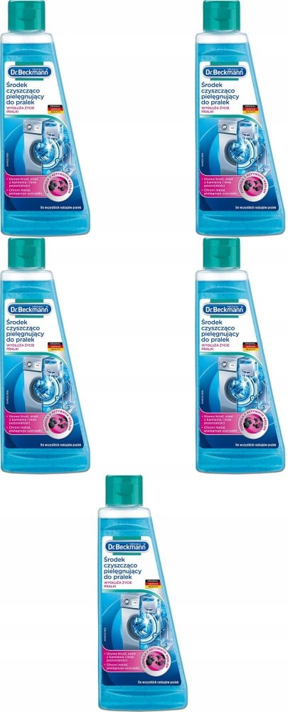 Набір 5 штук засіб для очищення пральних машин Dr.beckmann 250 мл х5