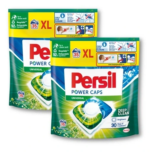 Набір 2 штук Persil Power Caps Universal Deep Clean капсули для прання 2x35шт