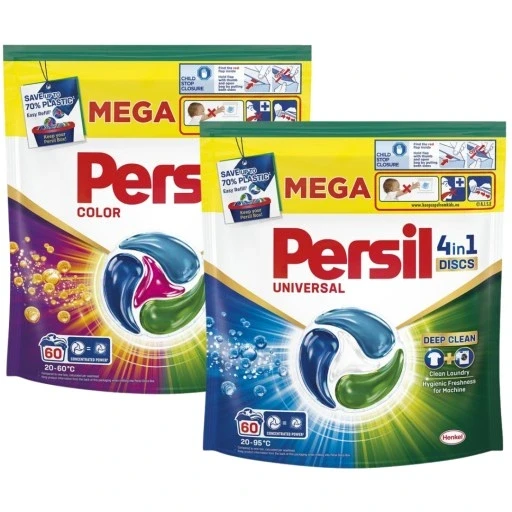 Persil Discs Color Regular капсули для прання 4 в 1 мікс 60 шт. X2, фото 1