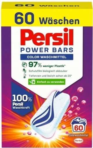 Персіл кольоровий таблетки для прання кольорових тканин колір 60 таблеток