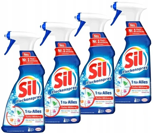 Набір 4 штуки 4x силовий спрей Turbo відплатник для плям на тканині одягу