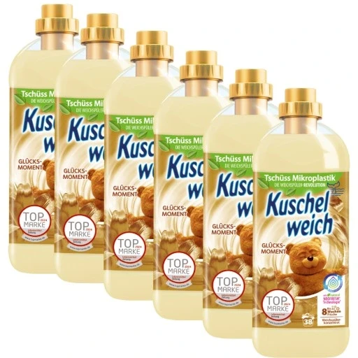 Набір 6 штук Kuschelweich Glücksmoment рідина для змивання 6x1l