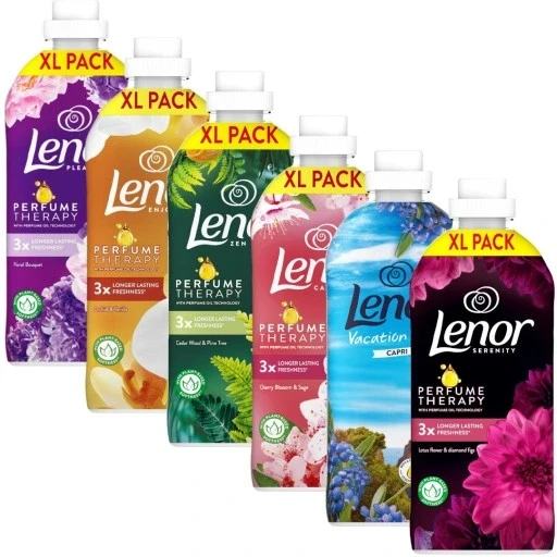 Lenor Xl набір 6x парфумований рідина для полоскання тканин Perfume Therapy Mix