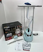 Блакитний Відпарювач вертикальний для одягу зі стійкою Zepline ZP-129 3000W