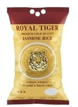 "рис жасминовий Gold бренду Royal Tiger 5 кг"