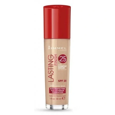Rimmel тональний крем Lasting Finish 25 годин з серумом № 201