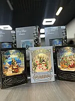 Новорічний музичний нічник-світильник XMAS WDL 24023B