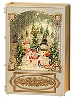 Сніговик Новорічний музичний нічник-світильник XMAS WDL 24023B