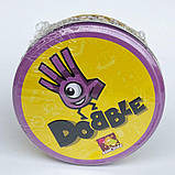 Настільна гра карткова Доббль (Dobble) на розвиток уваги, швидкості для всієї родини, компанії., фото 2