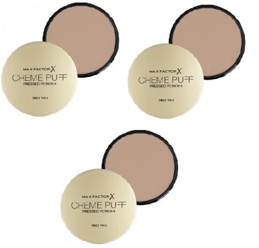 Набір з 3 штук Max Factor Creme Puff пудра у блоках 13 Nouveau Beige