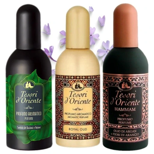 Набір 3 продуктів Tesori: набір парфумів: Hammam Royal Oud сандалове дерево 3 шт. 100 мл, фото 1