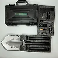 Багатофункціональна лопата для виживання на кейсі лопата, сокира, ніж похідний, розпалювання