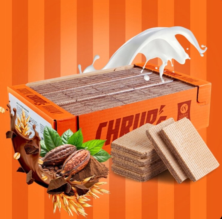 Вафлі "chrups" кавові цукерки "nyskie" 2,5 кг