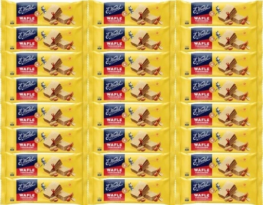 Набір 24 штуки (x24) Wedel вафлі-тортики з горіховим начинням 160г