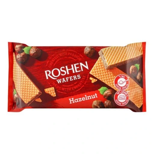 Набір 16 штук 16 штук вафлі Roshen з лісовим горіхом 216г