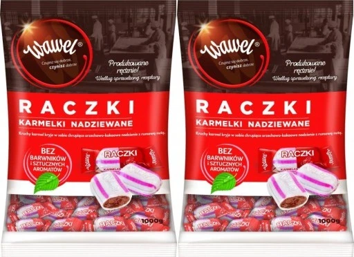 Набір 2 штуки карамельки "raczki Wawel" 1кг х2