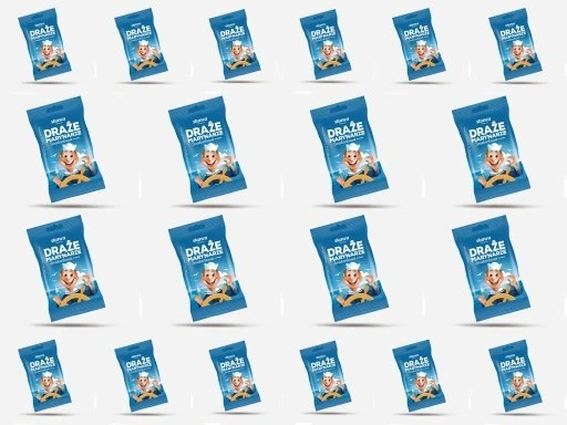 Комплект 20 штук набір цукерок "моряки" з вершковим смаком 70гх20 кульок, фото 1