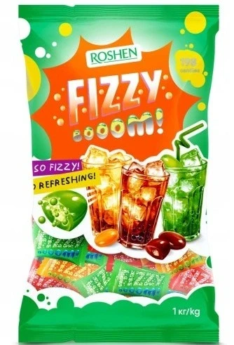 Комплект 4 штук 4 штуки Roshen Fizzy Boom 1kg