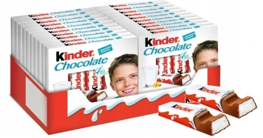Шоколад Kinder молочний з начинкою батончики 50г х 20 шт