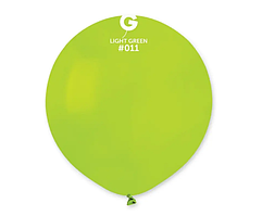 Повітряна куля зелене яблуко латексна  пастель 48 см 19" Gemar