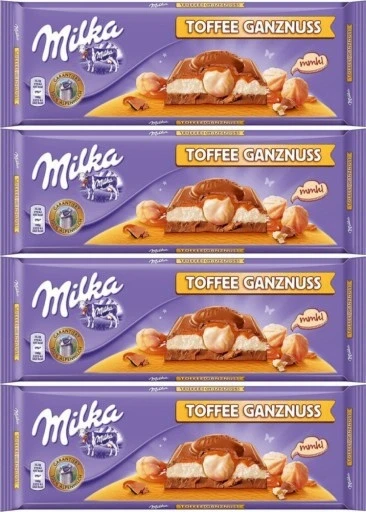 Набір 4 штуки молочного шоколаду Milka 300 г X4