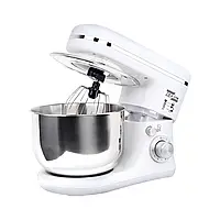Тістоміс Zepline ZP-9832 міксер з чашею 5л з нержавіючої сталі 3500 Вт білий