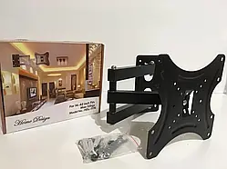 Кронштейн для телевізора з поворотом 14-42 дюйми, Настінне кріплення для TV, кріплення для телевізора